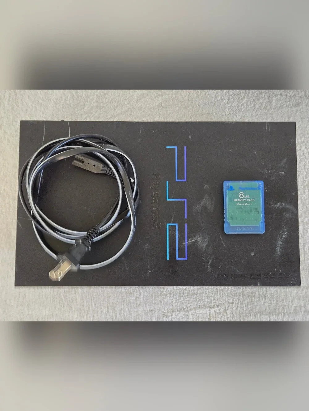 Sony PlayStation 2 Console SCPH-39001 Video Game Black CLEANED LASER *TESTED*